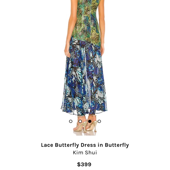 COPY - KIM SHUI BUTTERFLY DRESS SIZE SMALL ONLY WORN ONCE - Picture 2 of 3